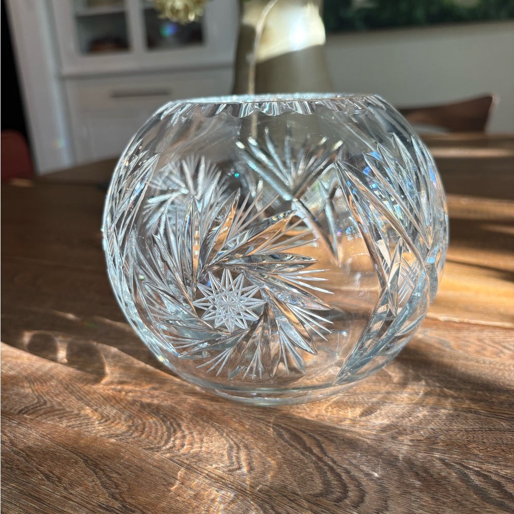 Pinwheel Crystal Bowl